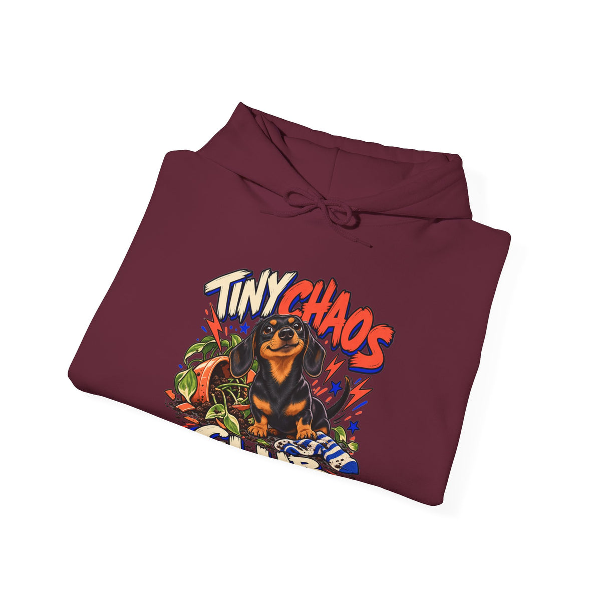 Tiny Chaos Club — Custom Pet Portrait Hoodie