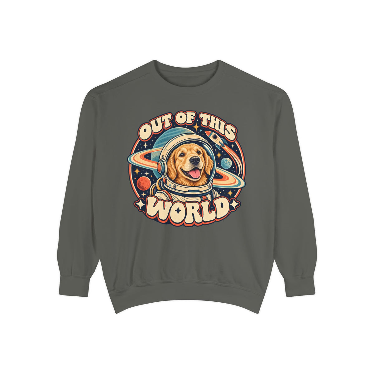Space Cadet — Custom Pet Portrait Crewneck