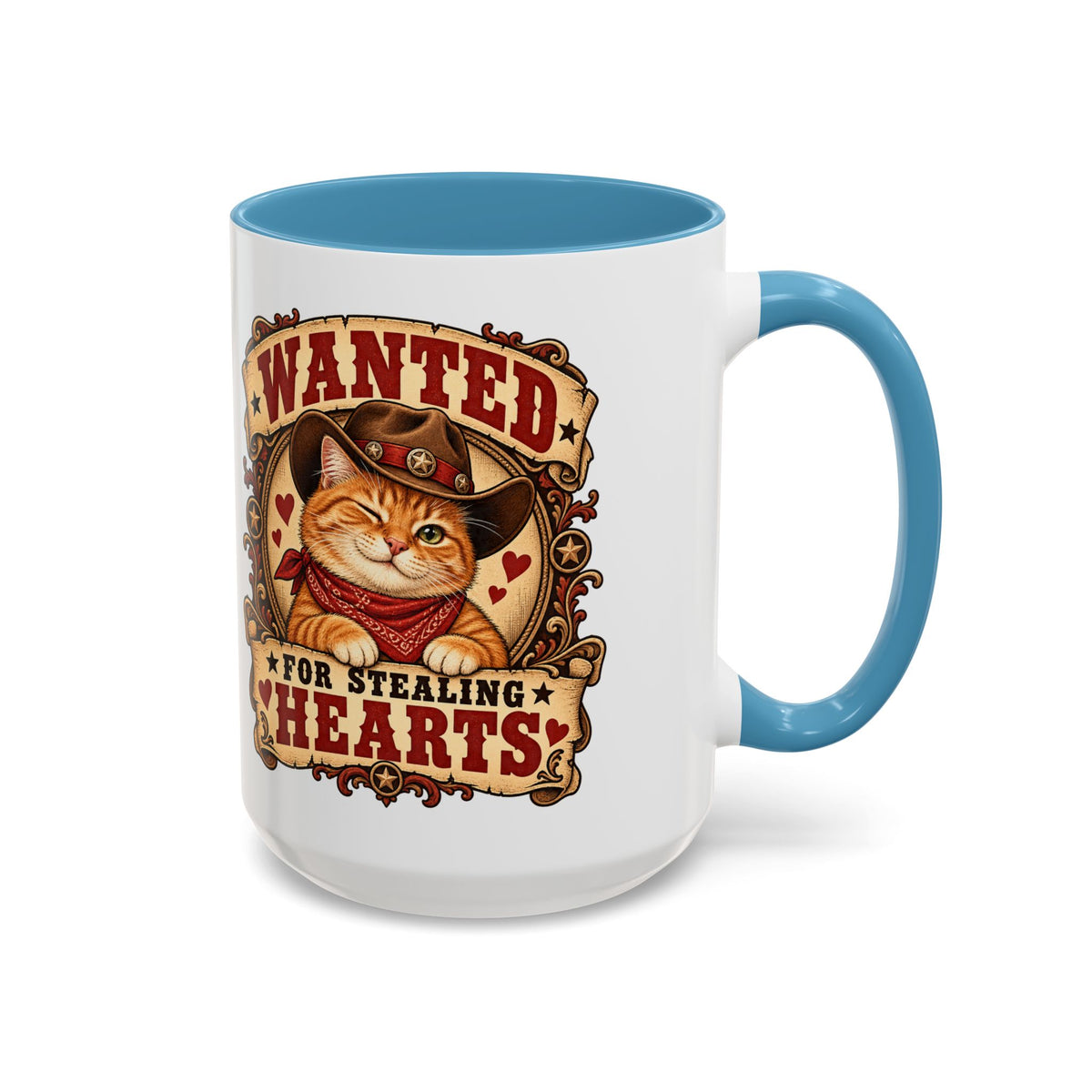 Heart Thief — Custom Pet Portrait Accent Mug