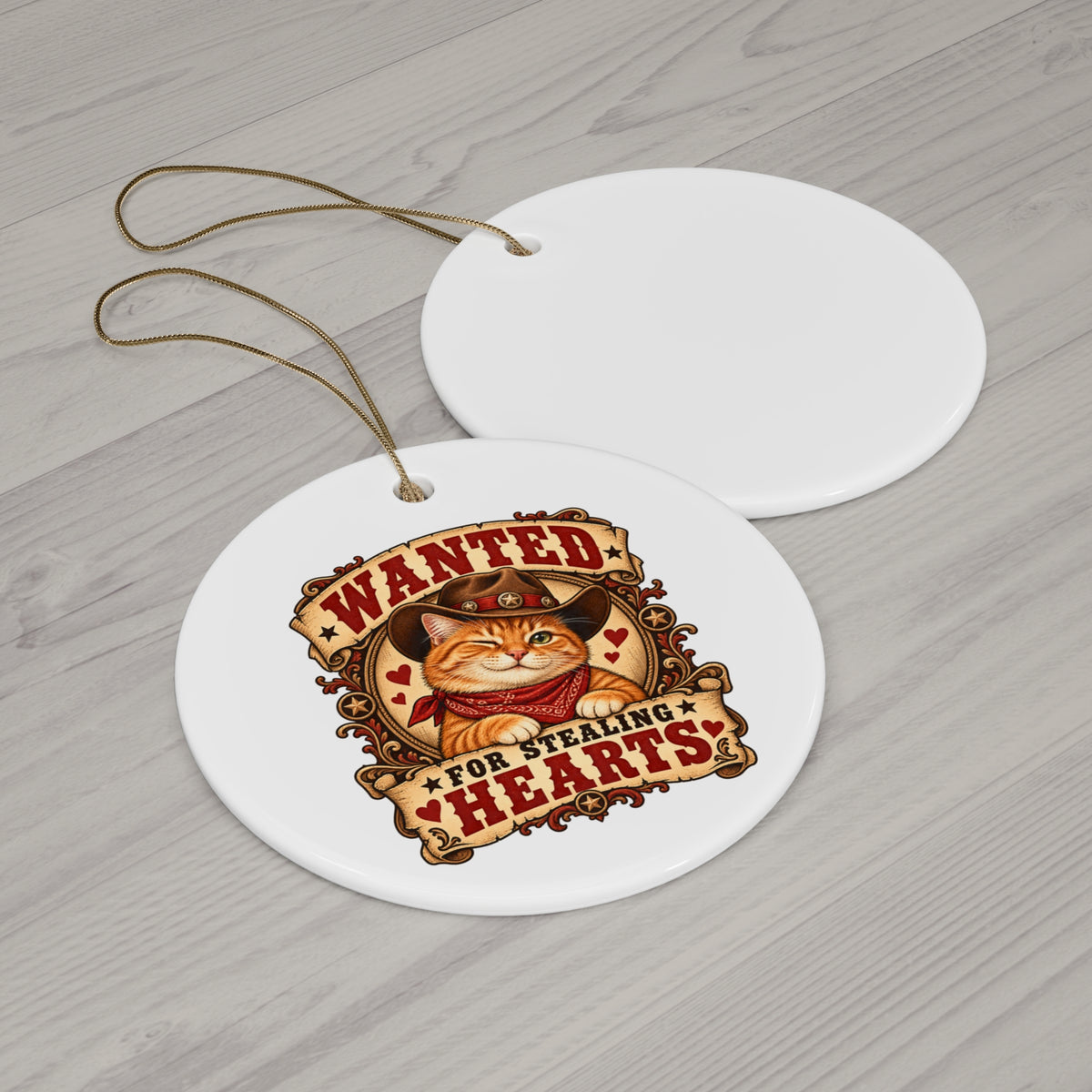 Heart Thief — Custom Pet Portrait Keepsake Ornament