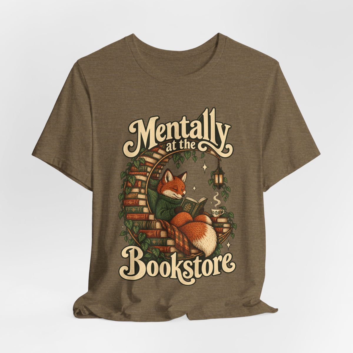 Mentally at the Bookstore — Unisex Tee