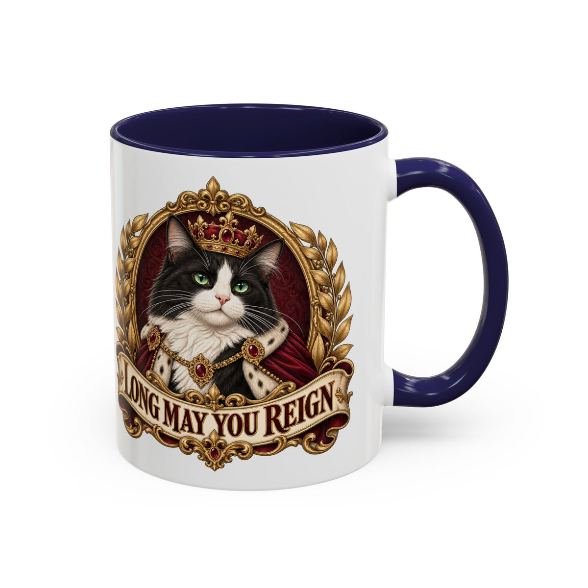 Royal Pet — Custom Pet Portrait Accent Mug