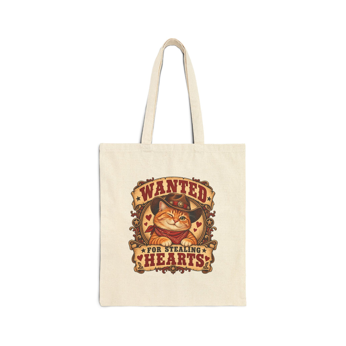 Heart Thief — Custom Pet Portrait Canvas Tote