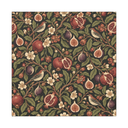 Wild Orchard Pattern — Matte Stretched Canvas