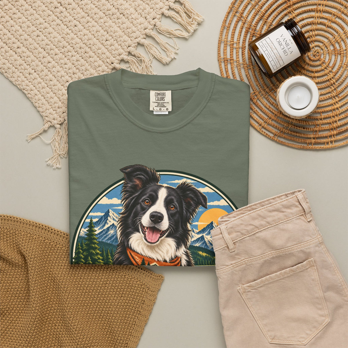 Adventure Buddy — Custom Pet Portrait Premium Tee