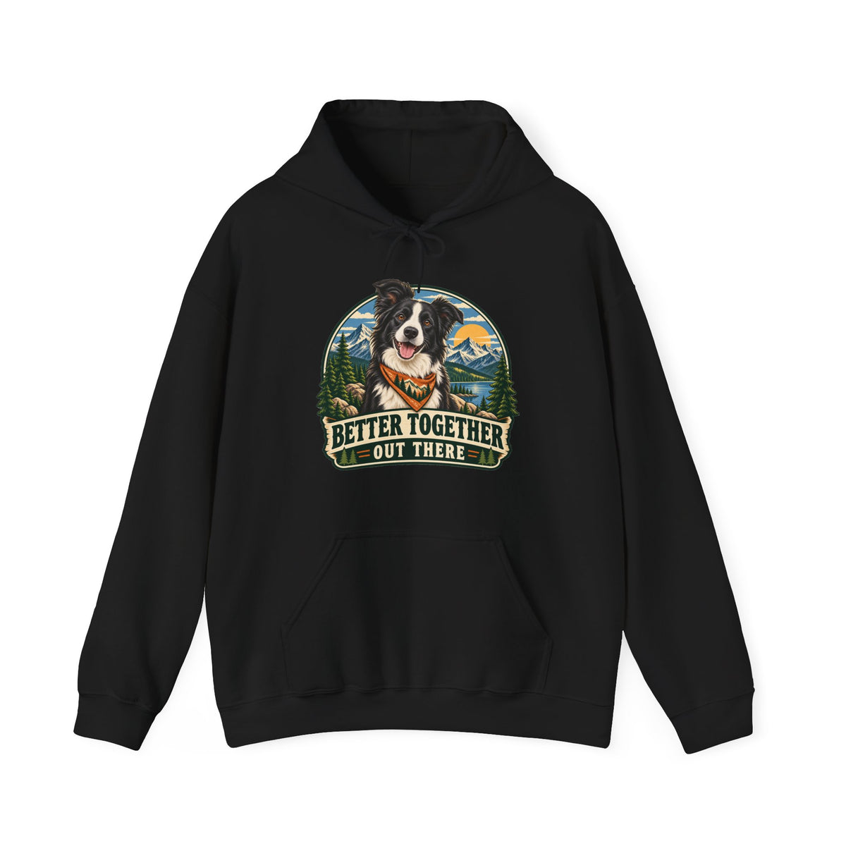 Adventure Buddy — Custom Pet Portrait Hoodie