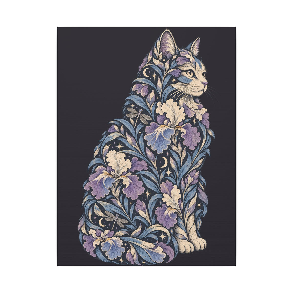 Iris Familiar — Matte Stretched Canvas