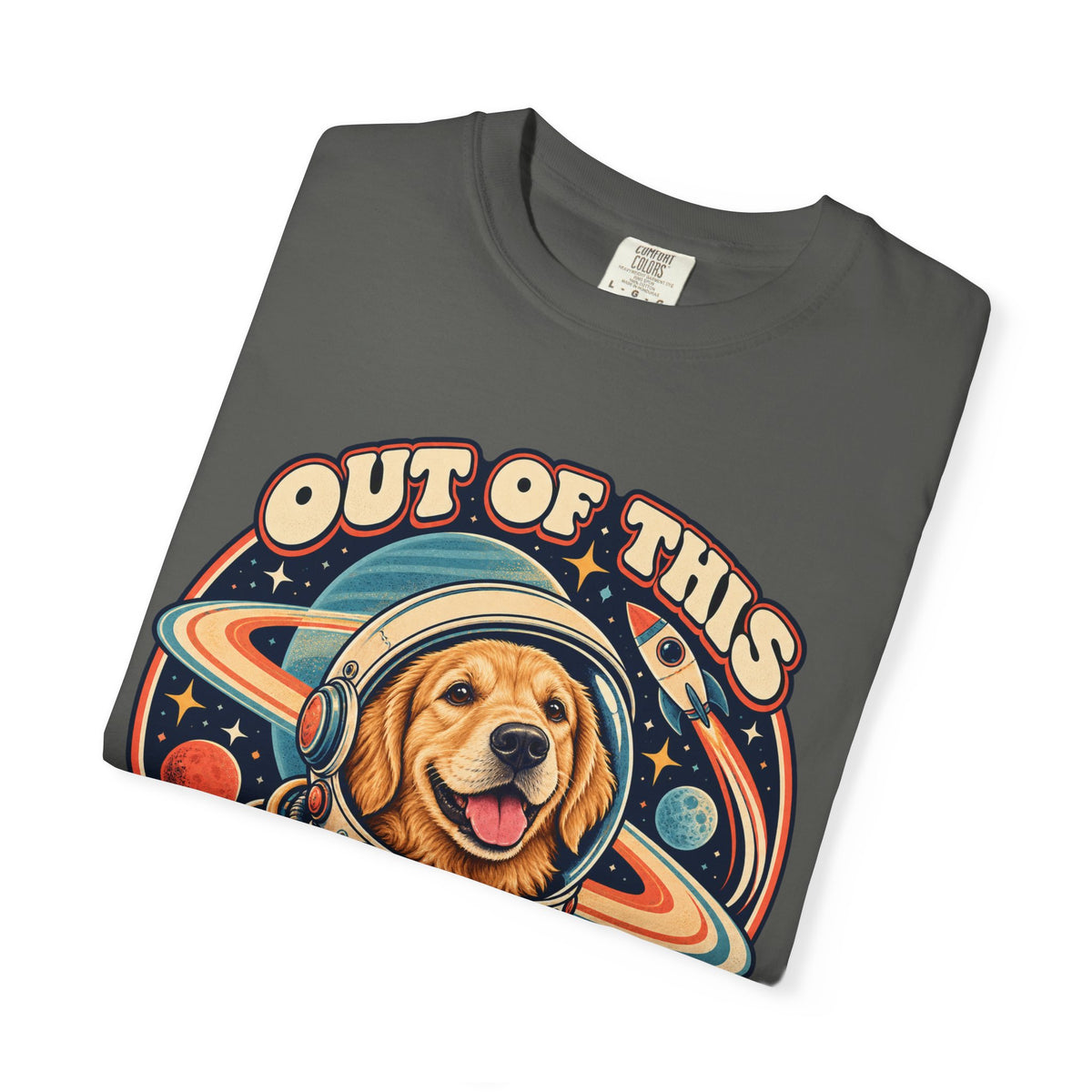 Space Cadet — Custom Pet Portrait Premium Tee