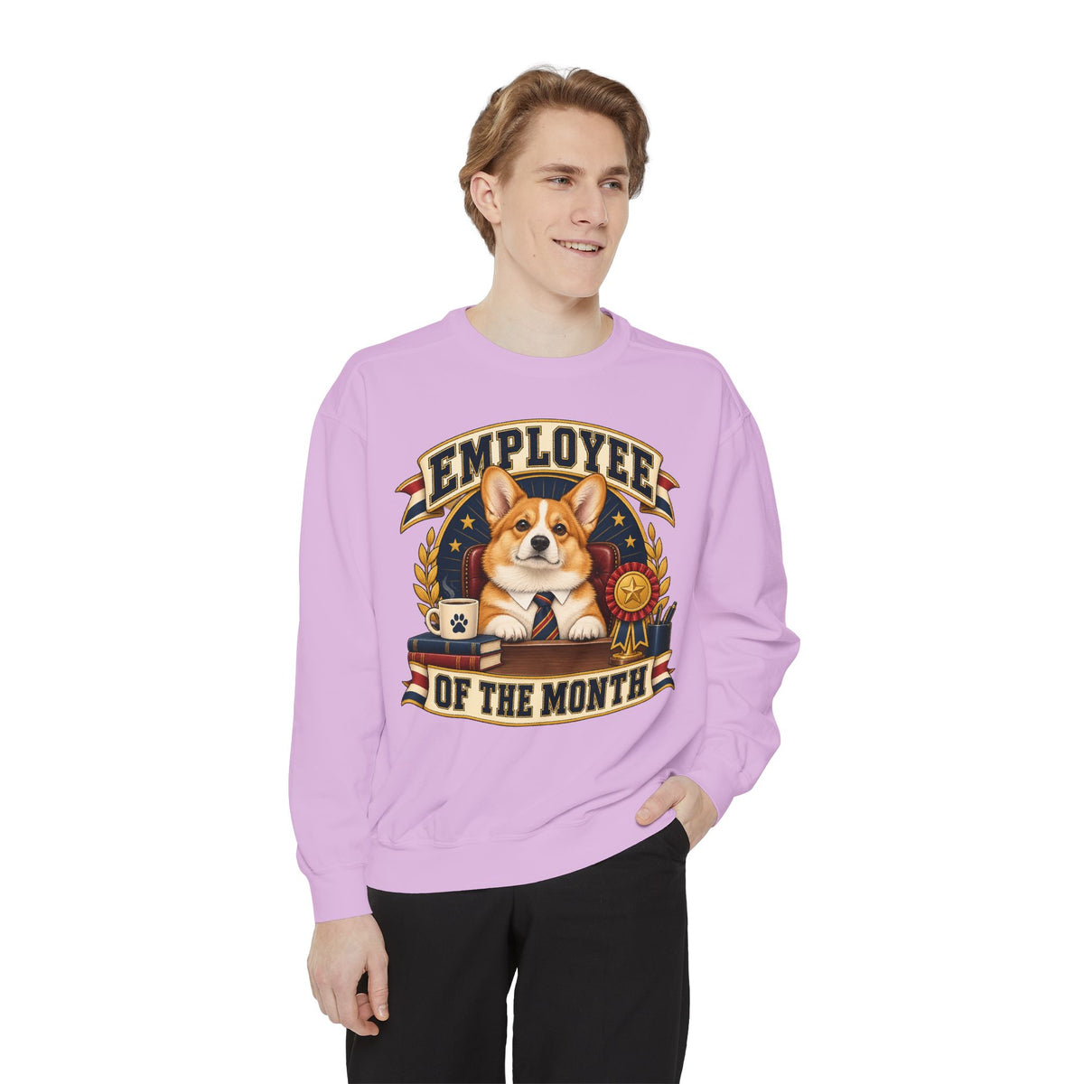 Employee of the Month — Custom Pet Portrait Crewneck