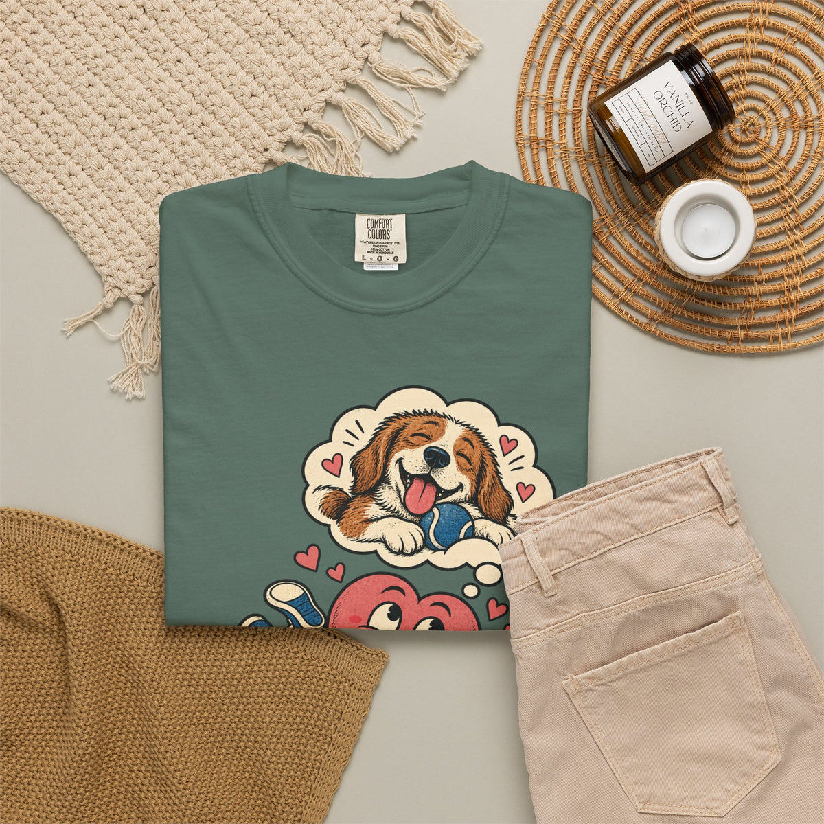Probably Thinking About My Dog — Garment-Dyed Tee