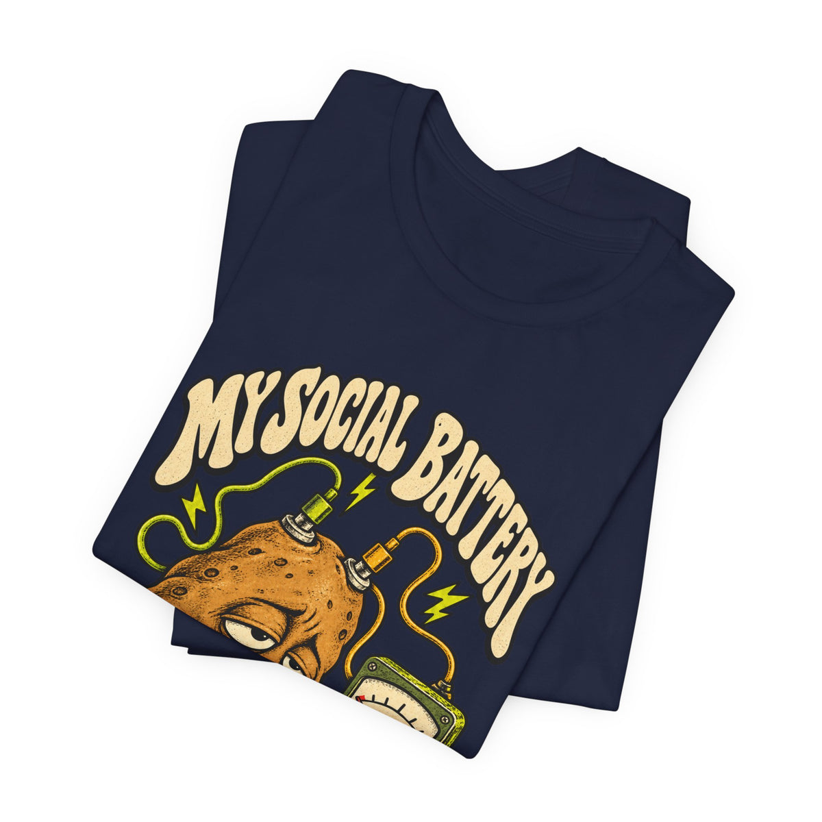 My Social Battery Is a Potato — Unisex Tee