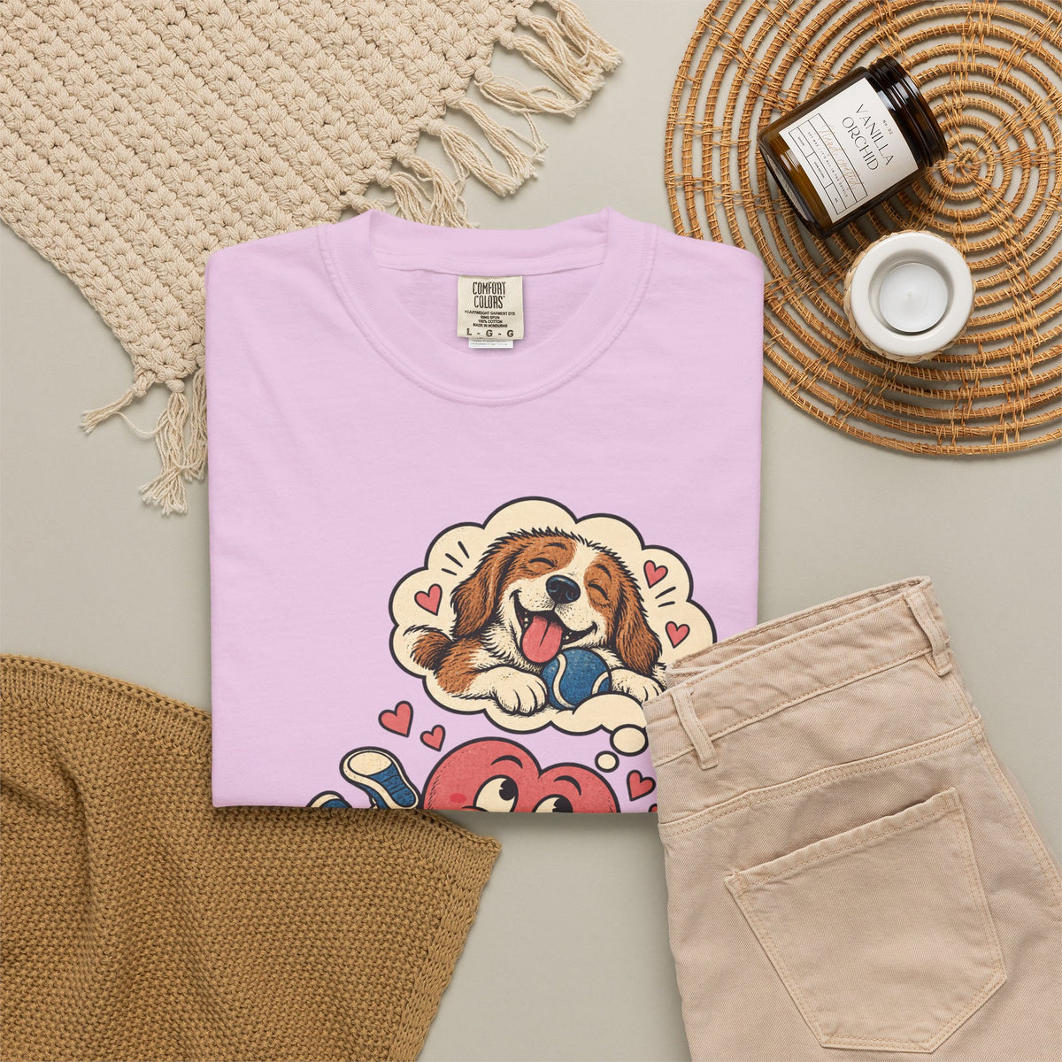 Probably Thinking About My Dog — Garment-Dyed Tee