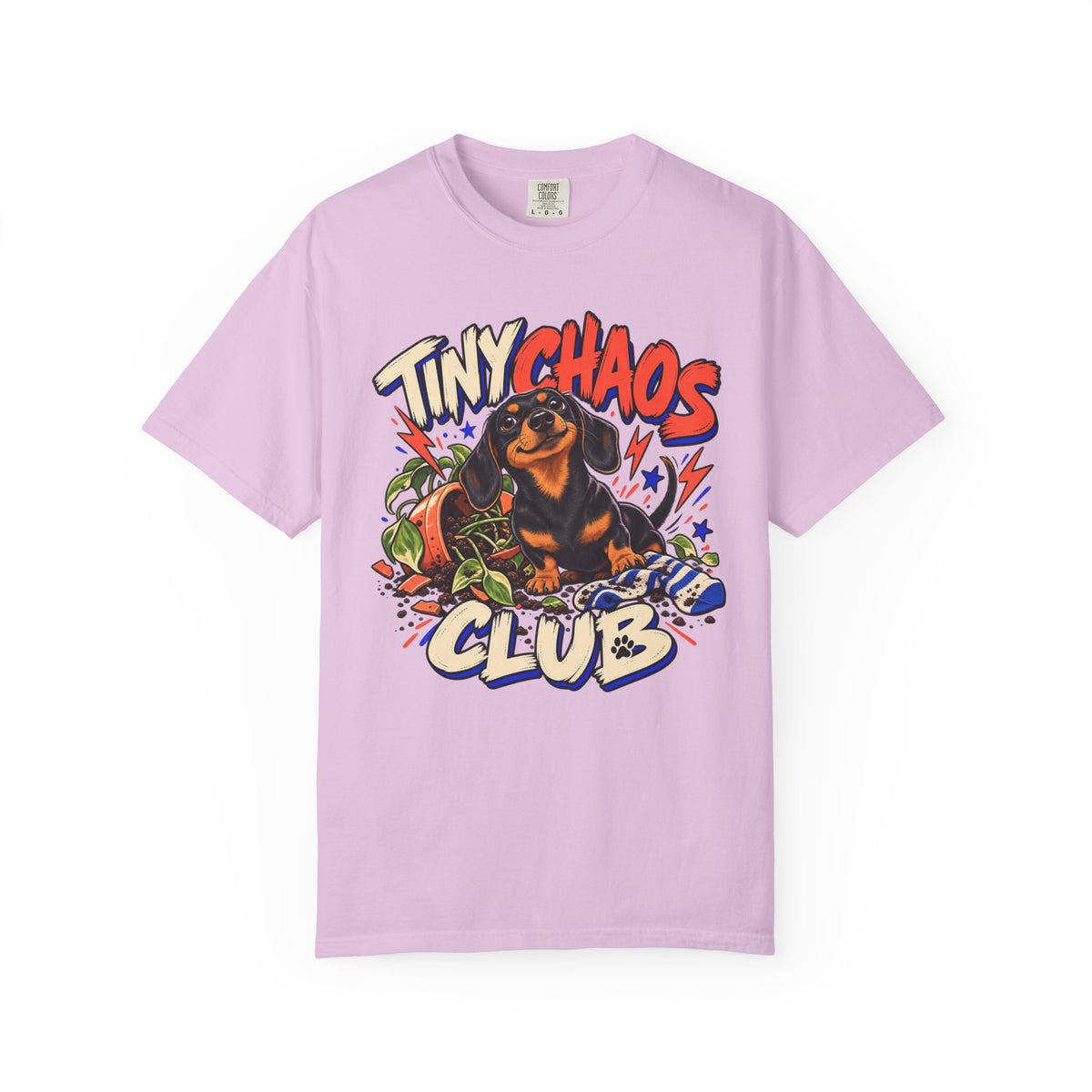 Tiny Chaos Club — Custom Pet Portrait Premium Tee