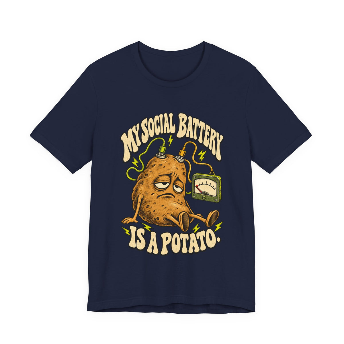 My Social Battery Is a Potato — Unisex Tee