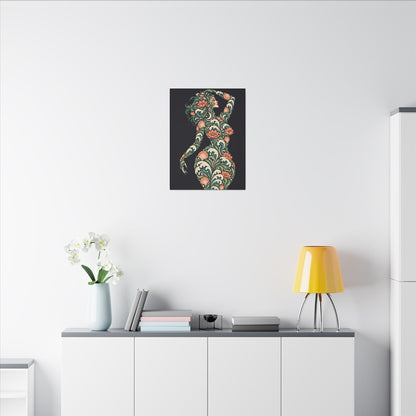 Lunar Tide Reverie — Matte Stretched Canvas
