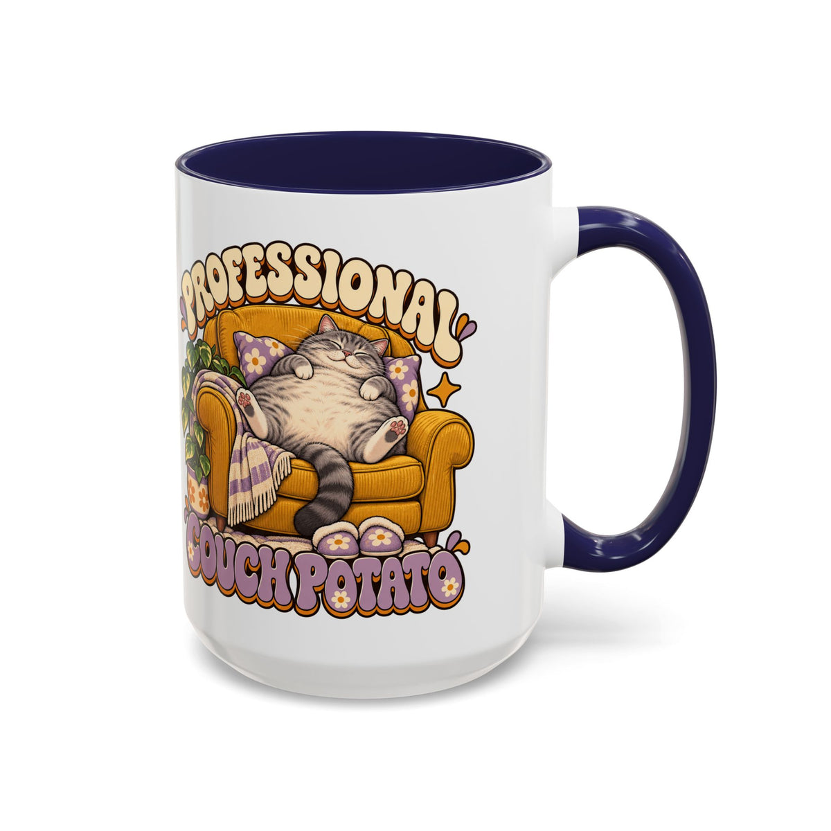 Couch Potato — Custom Pet Portrait Accent Mug