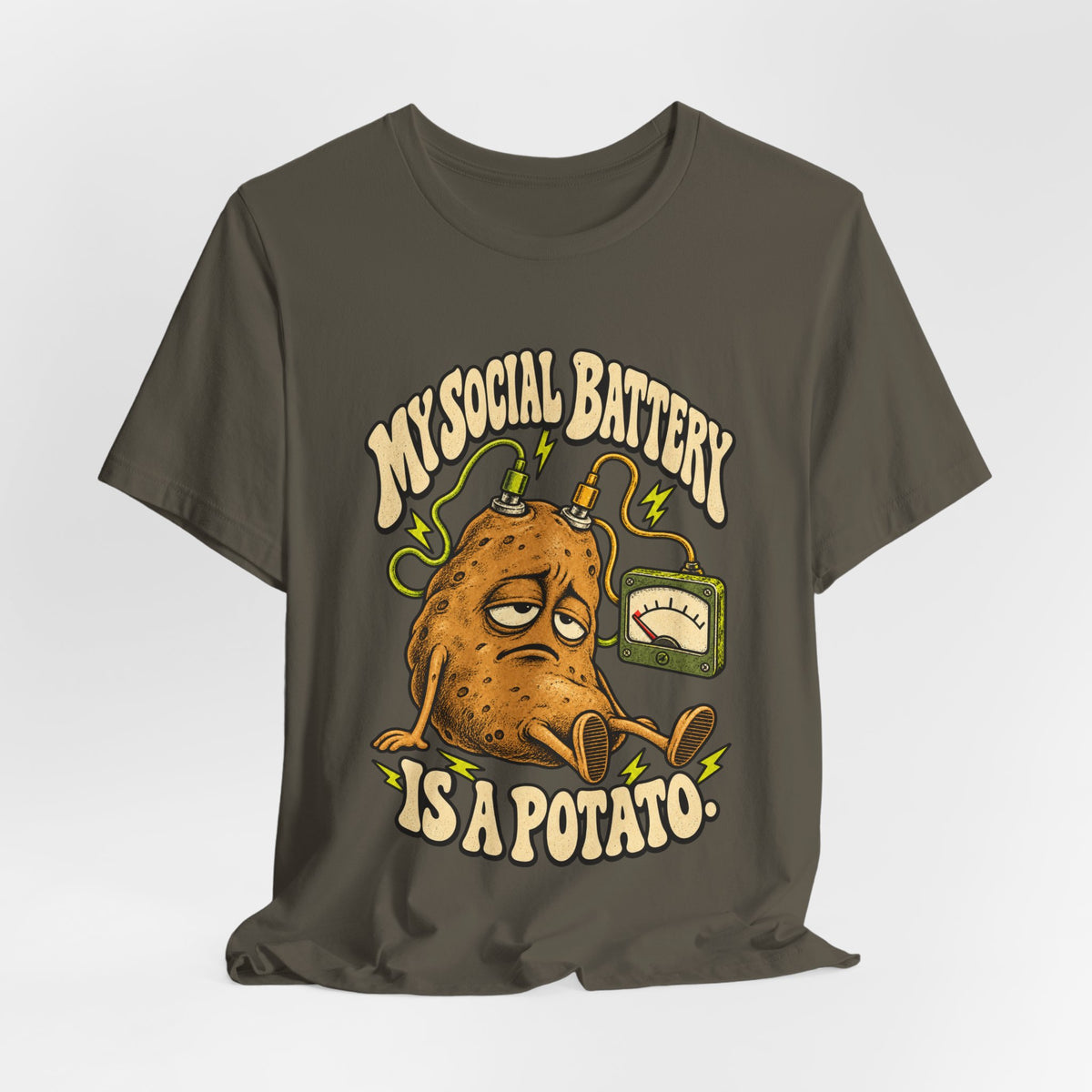 My Social Battery Is a Potato — Unisex Tee
