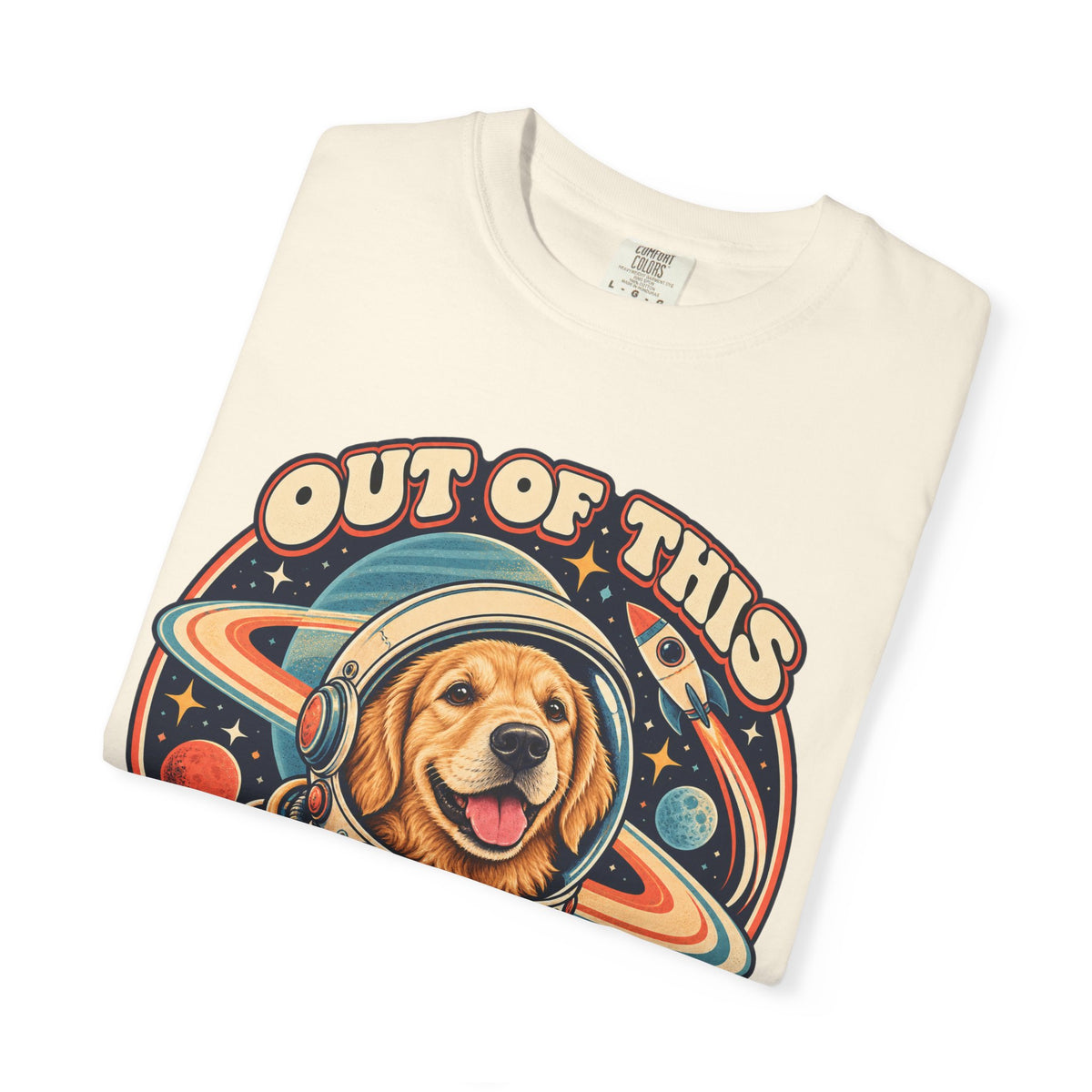 Space Cadet — Custom Pet Portrait Premium Tee