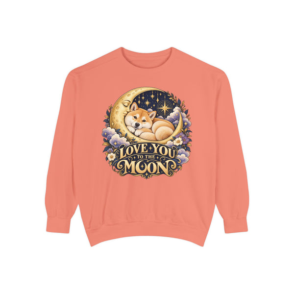 Love You to the Moon — Custom Pet Portrait Crewneck