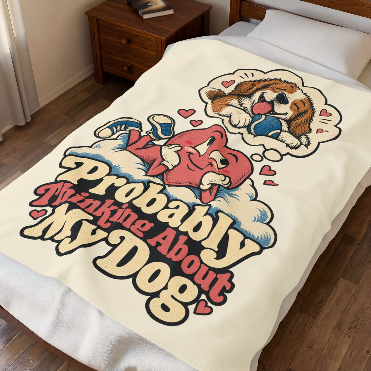 Your Pet, Your Plush Blanket — Custom Illustrated Pet Portrait