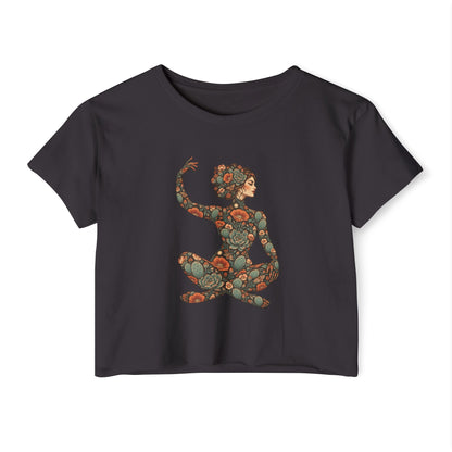 Desert Afterglow Muse — Festival Crop Top