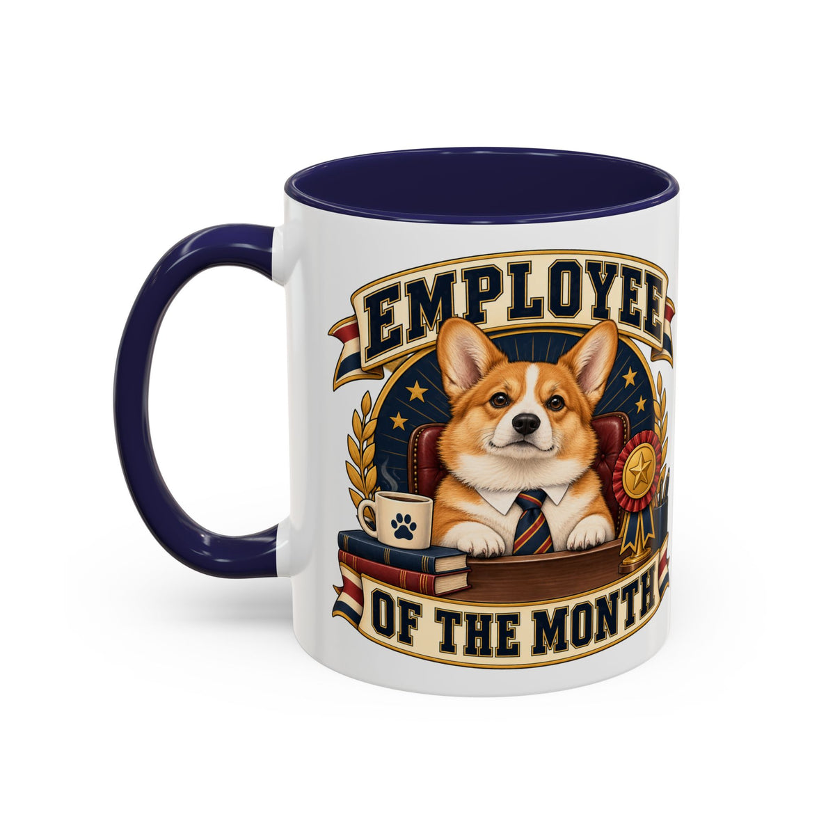 Employee of the Month — Custom Pet Portrait Accent Mug