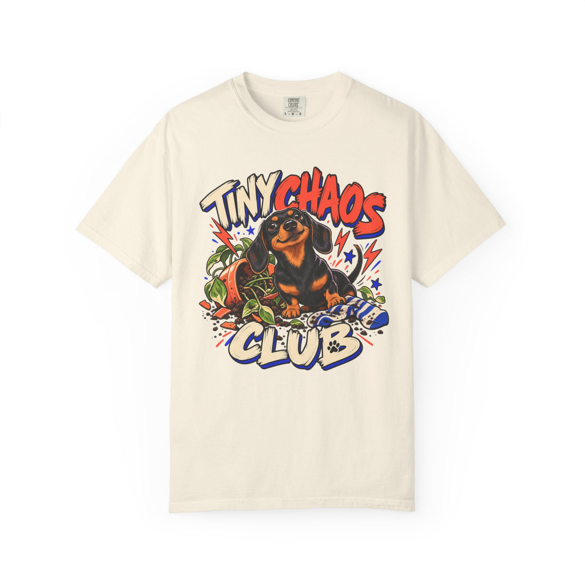 Tiny Chaos Club — Custom Pet Portrait Premium Tee