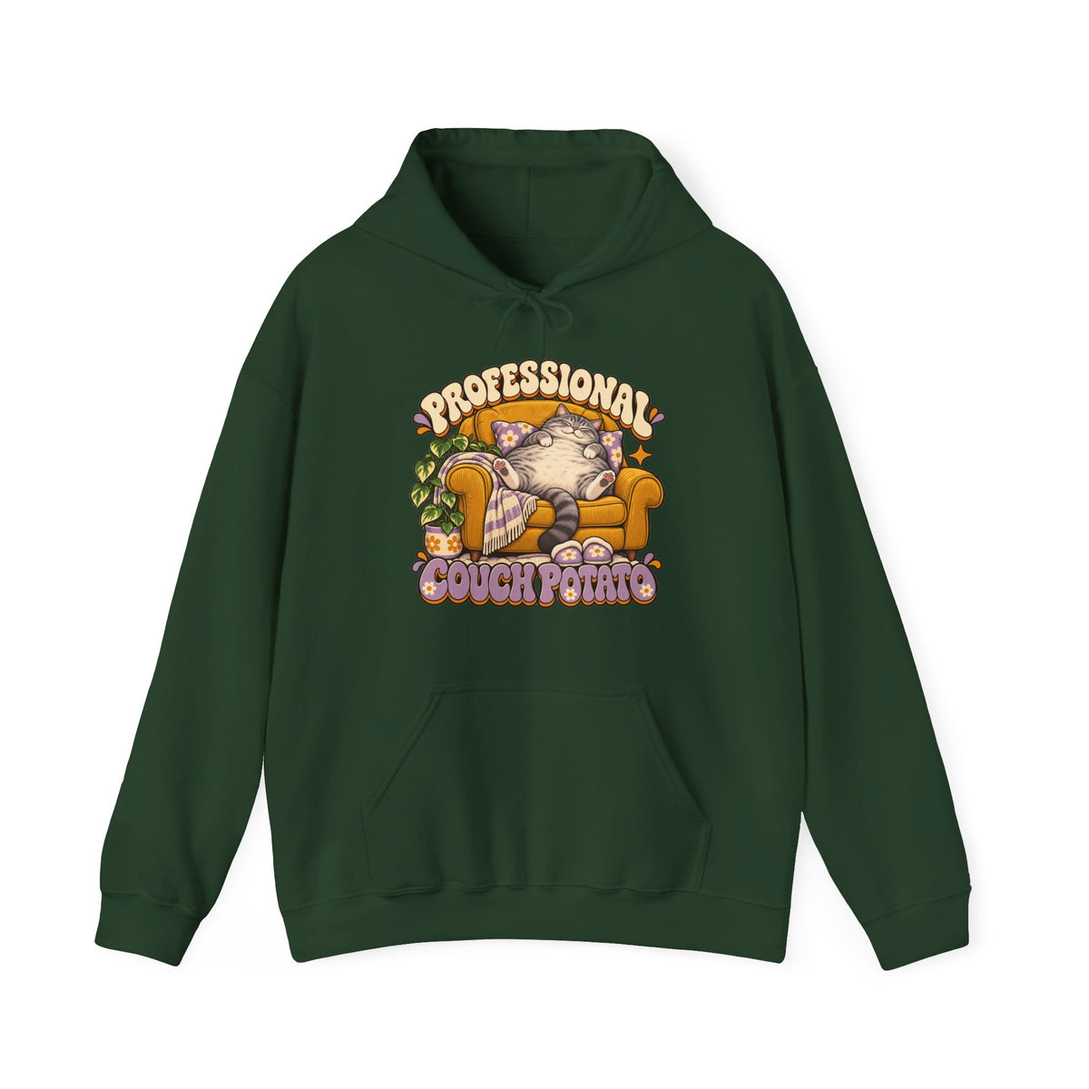 Couch Potato — Custom Pet Portrait Hoodie