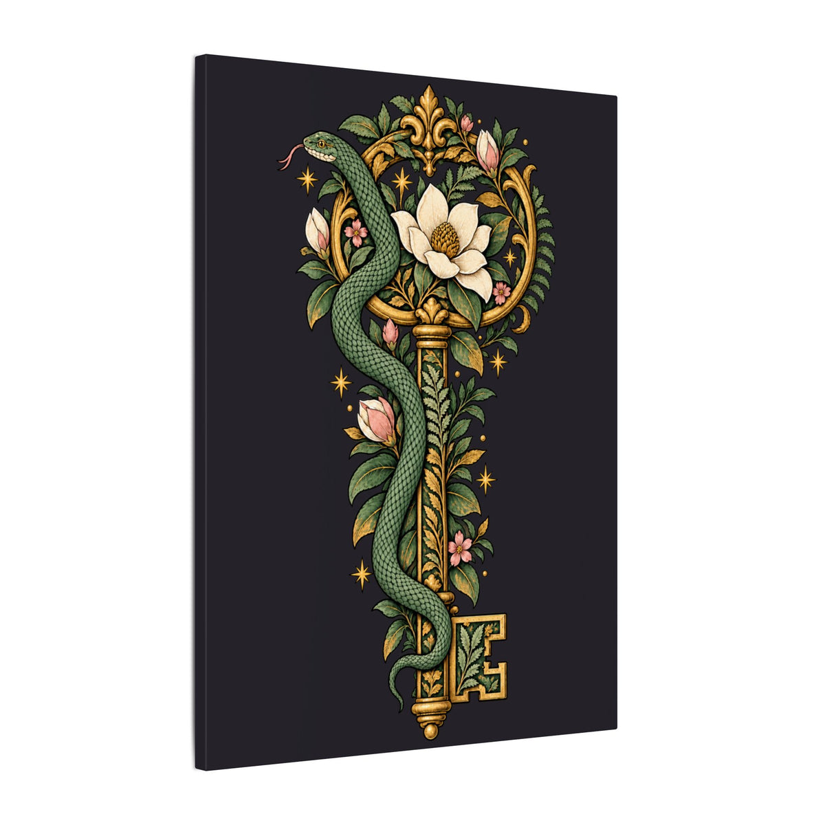 Magnolia Key — Matte Stretched Canvas