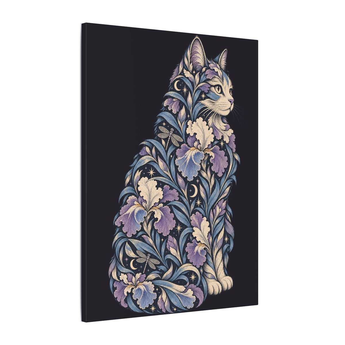 Iris Familiar — Matte Stretched Canvas