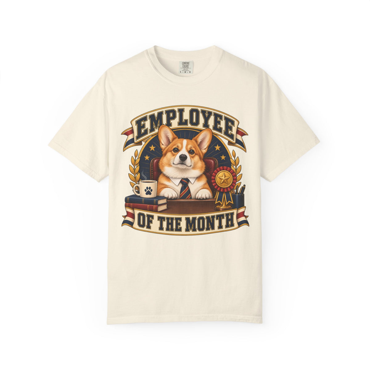 Employee of the Month — Custom Pet Portrait Premium Tee