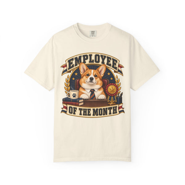 Employee of the Month — Custom Pet Portrait Premium Tee