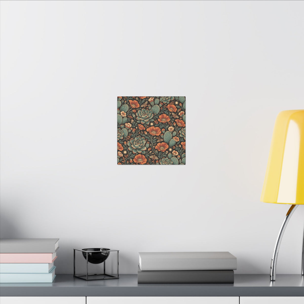 Desert Afterglow Pattern — Matte Stretched Canvas