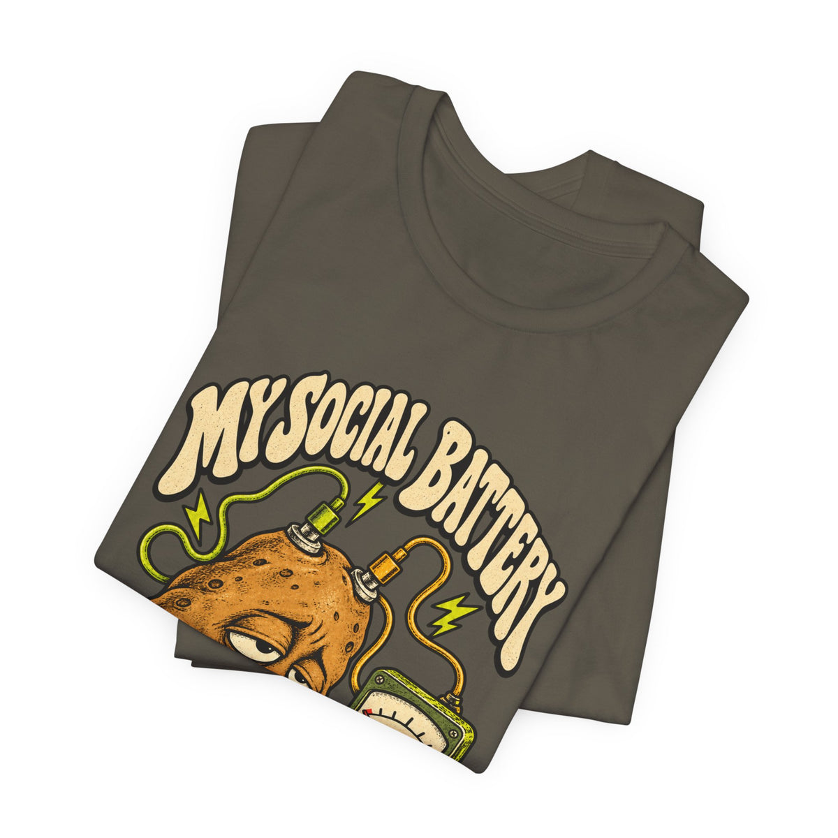 My Social Battery Is a Potato — Unisex Tee
