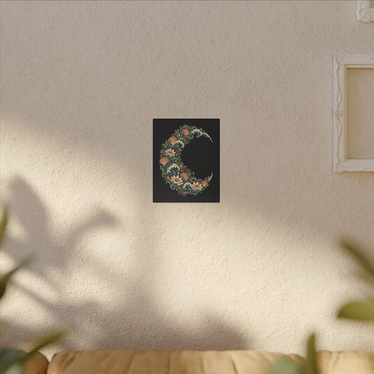 Tidal Crescent — Matte Stretched Canvas