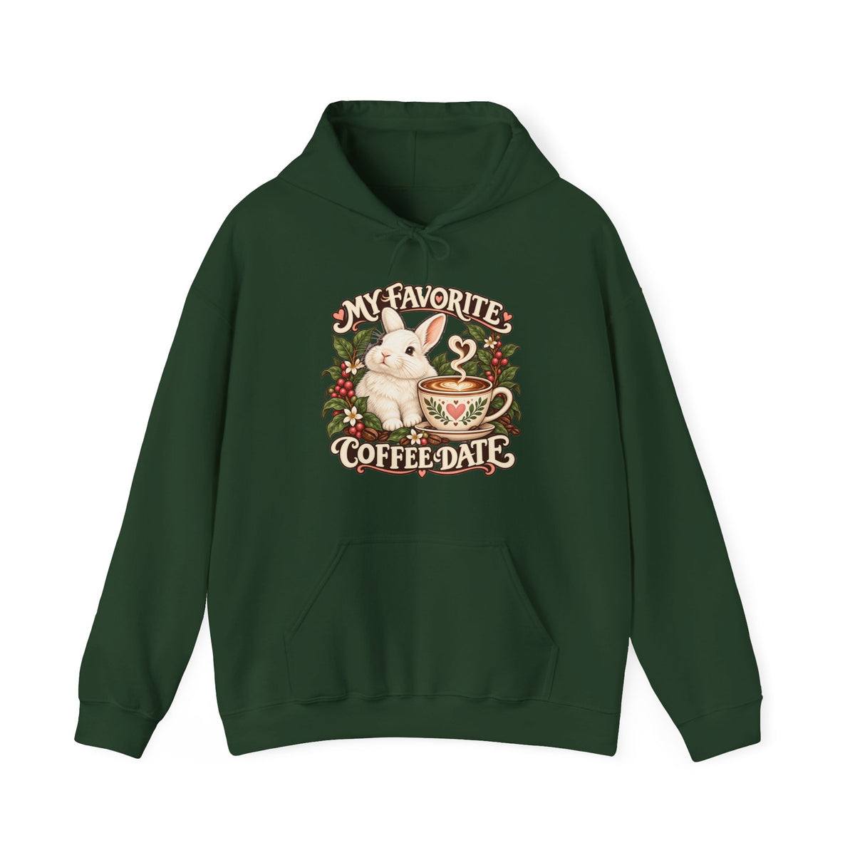 Coffee Companion — Custom Pet Portrait Hoodie
