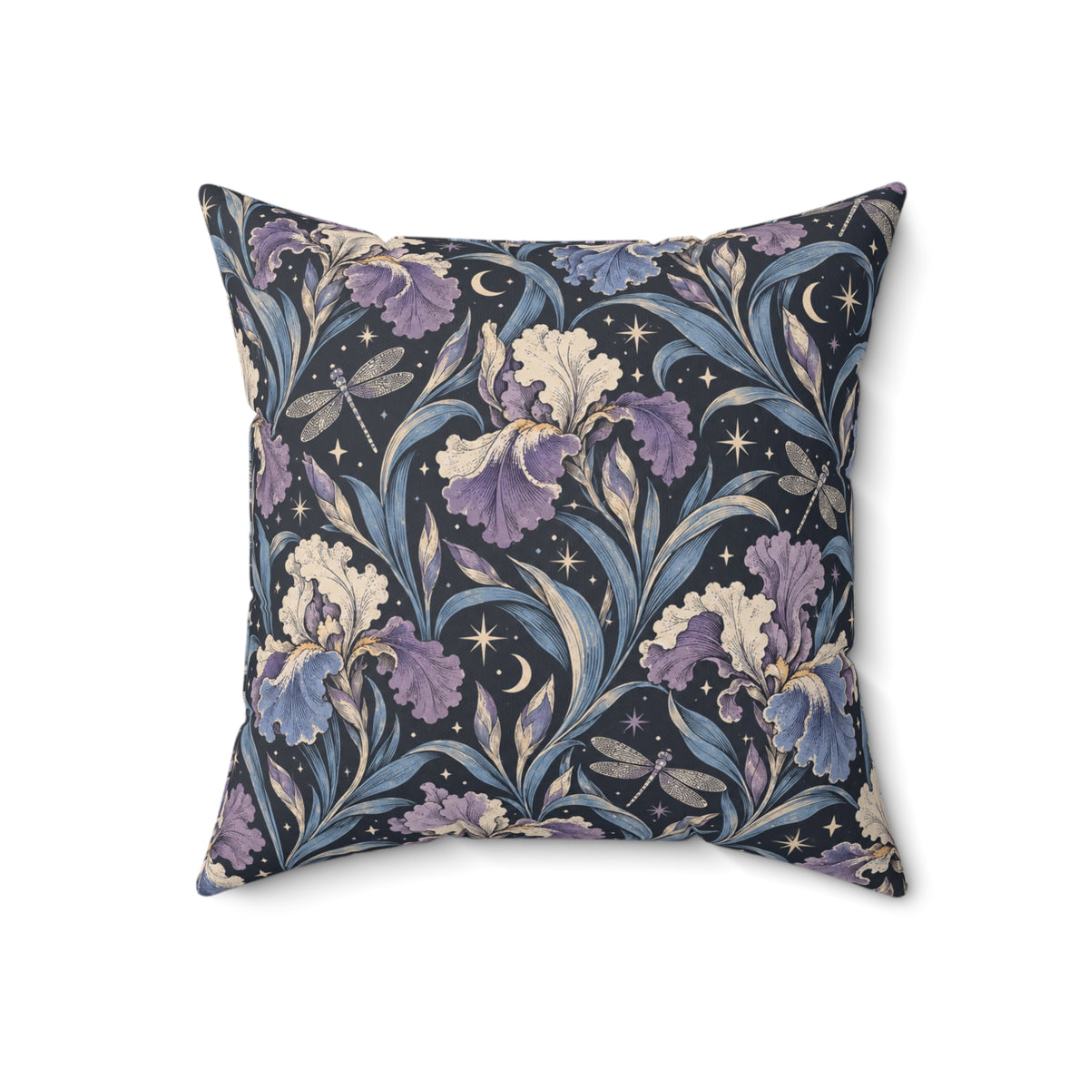 Iris Nocturne Pattern — Accent Pillow