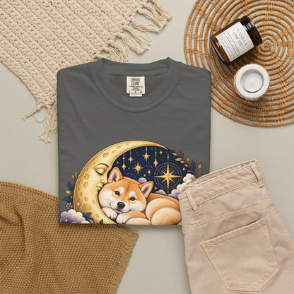 Love You to the Moon — Custom Pet Portrait Premium Tee