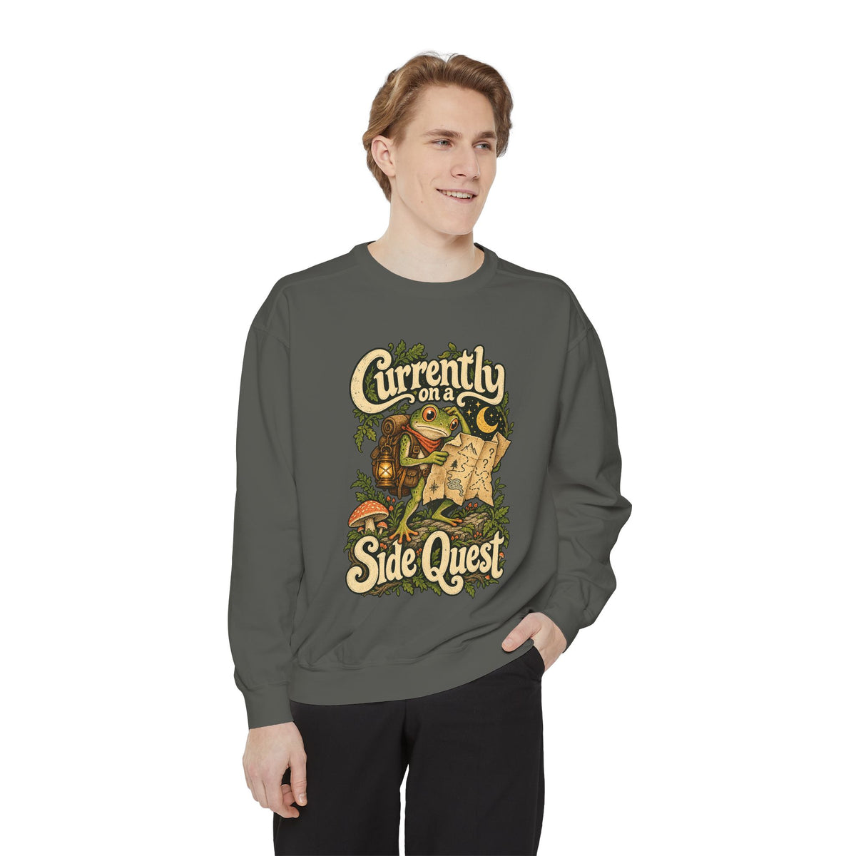 Currently on a Side Quest — Garment-Dyed Crewneck