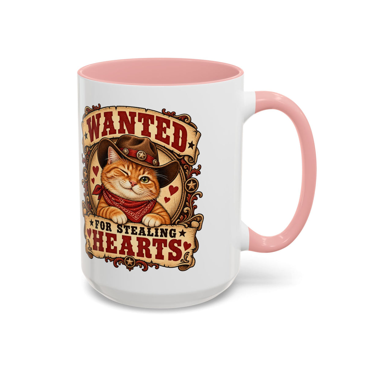 Heart Thief — Custom Pet Portrait Accent Mug