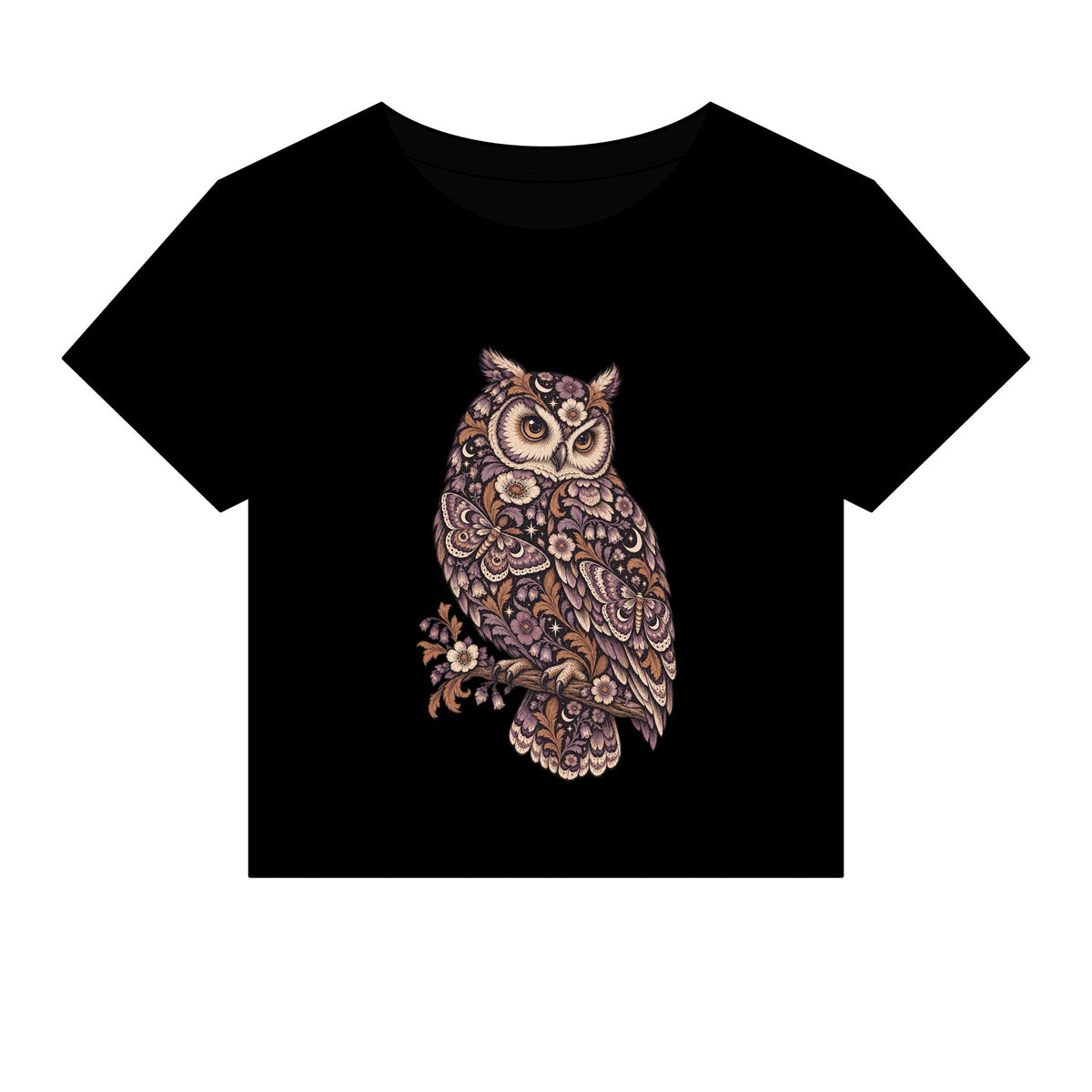 Velvet Sentinel — Micro Rib Baby Tee