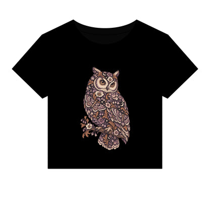 Velvet Sentinel — Micro Rib Baby Tee