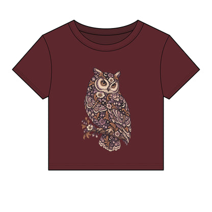 Velvet Sentinel — Micro Rib Baby Tee