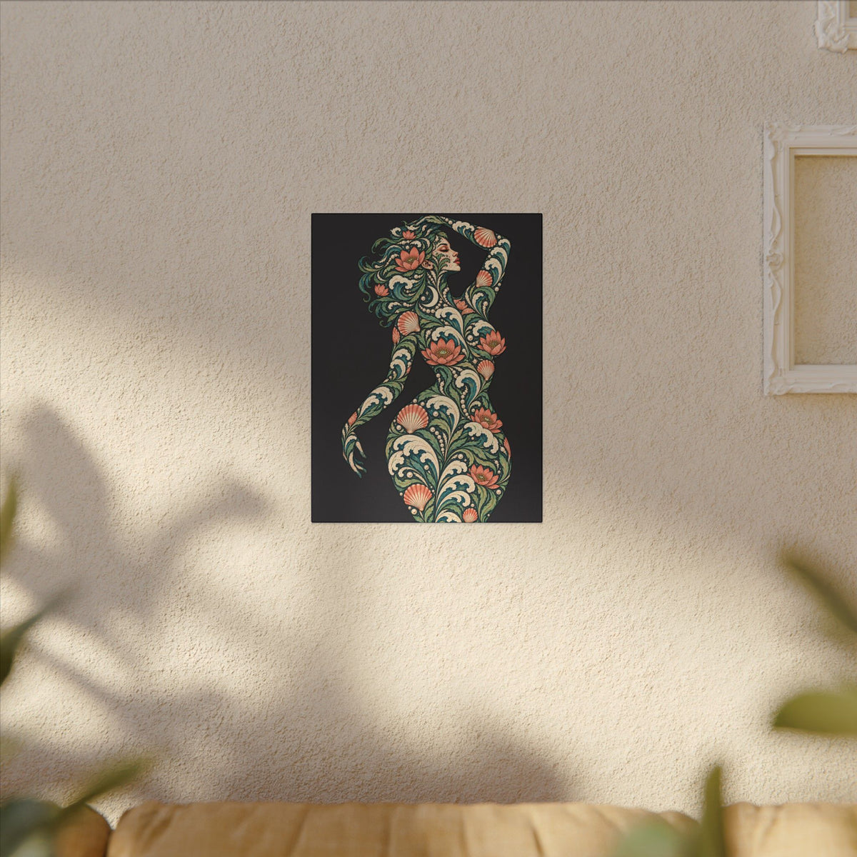 Lunar Tide Reverie — Matte Stretched Canvas