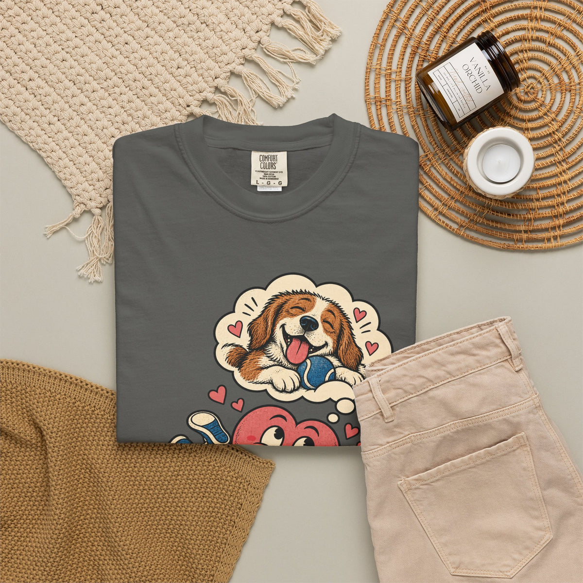 Your Pet, Your Premium Tee — Custom Illustrated Pet Portrait