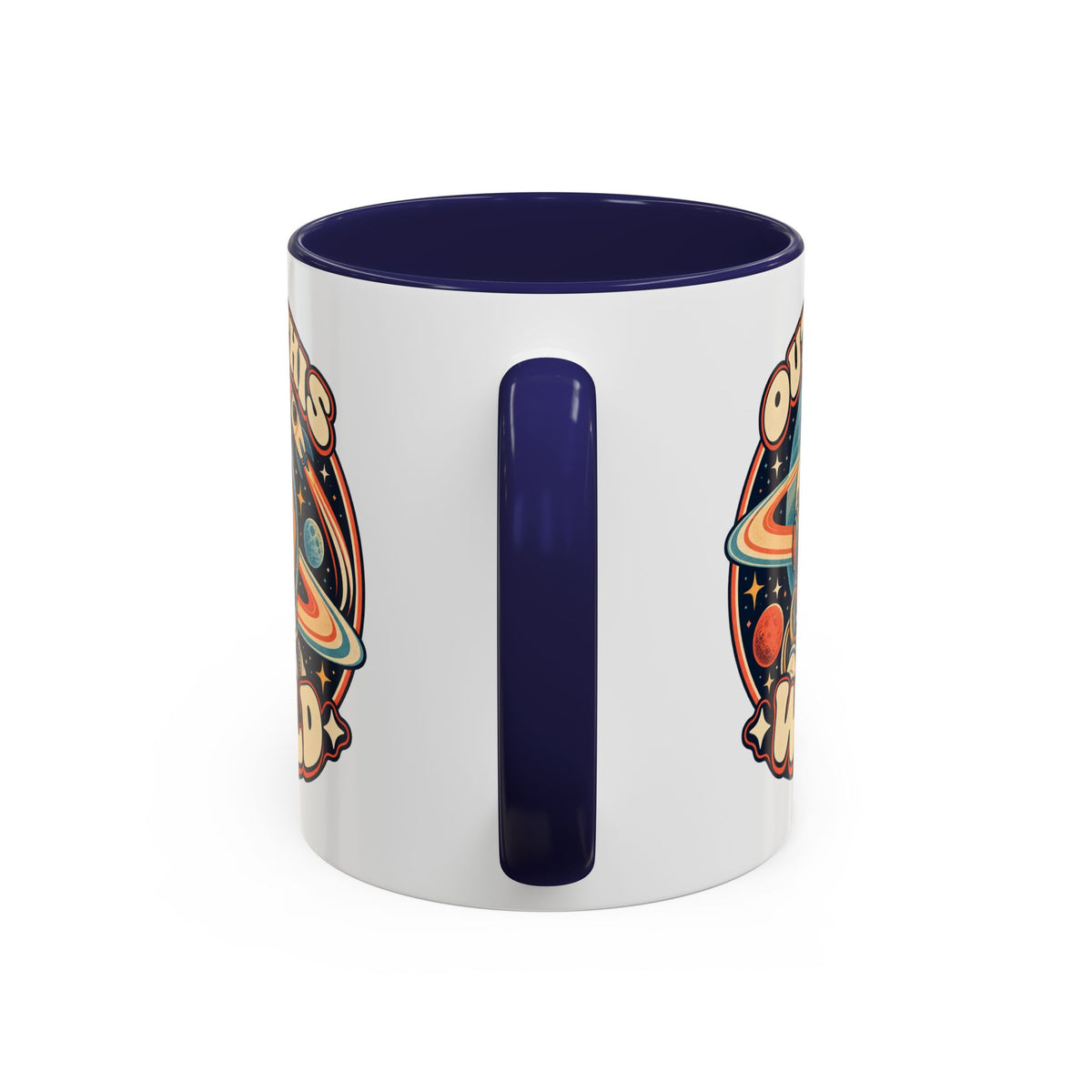 Space Cadet — Custom Pet Portrait Accent Mug