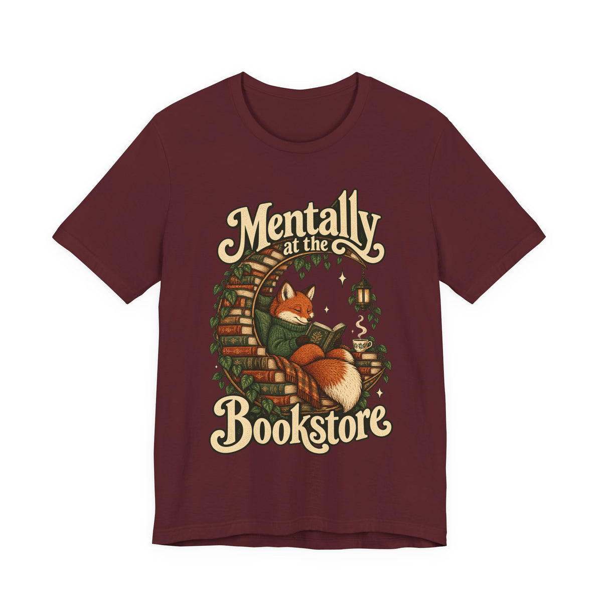 Mentally at the Bookstore — Unisex Tee
