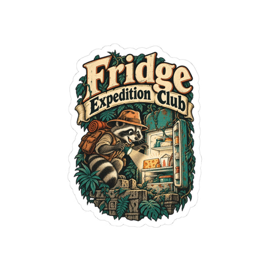 Fridge Expedition Club — Kiss-Cut Sticker