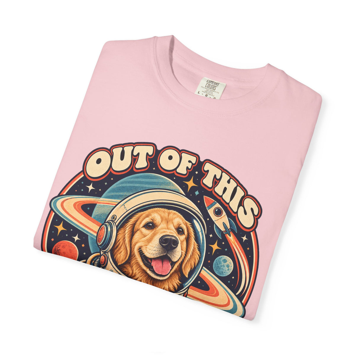Space Cadet — Custom Pet Portrait Premium Tee