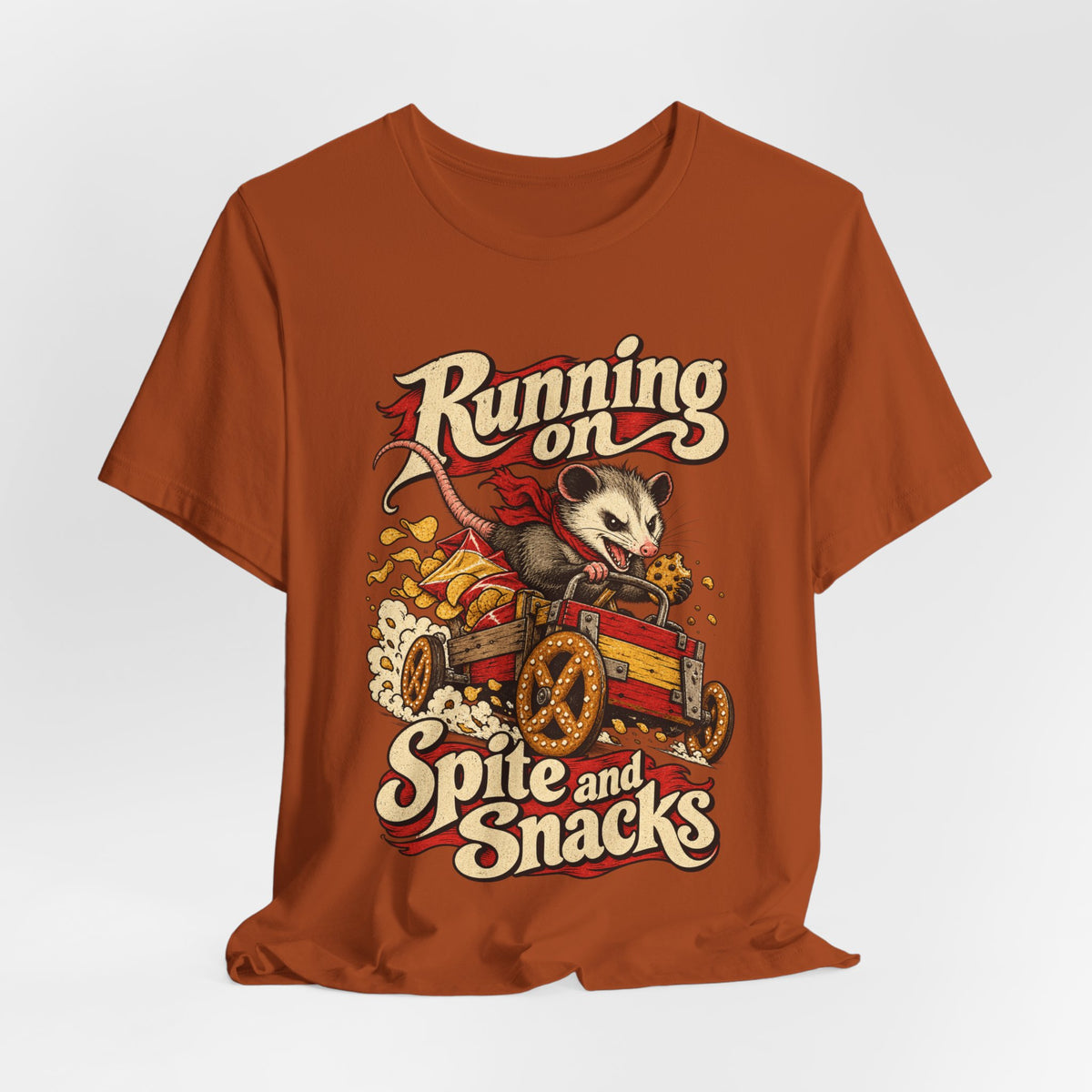 Running on Spite and Snacks — Unisex Tee
